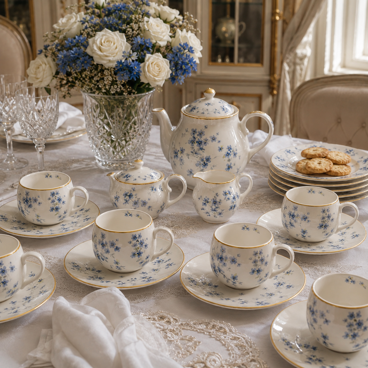 Conjunto Floral | Jardim Bleu Imperial
