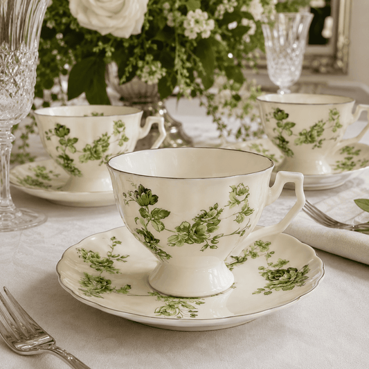 Conjunto Floral Verde | Jardin Vert Imperial