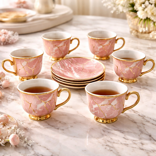 Conjunto Rose Marble